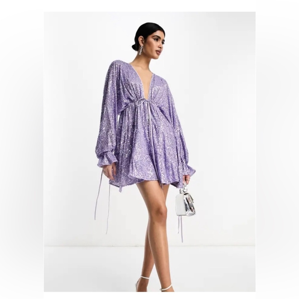 ASOS Lavender Sequin Dress